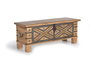 Giner y Colomer Baúl de Madera de Mango con Detalles Metálicos Color Natural 46x116x40 cm